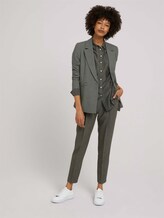 Oversized Bluse mit Seide - Frauen - deep leaf green Oversized Bluse mit Seide - Frauen - deep leaf green - 3 - Mine to five