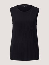 strukturiertes Top - Frauen - deep black strukturiertes Top - Frauen - deep black - 7 - Mine to five