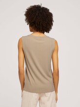 strukturiertes Top - Frauen - cream toffee strukturiertes Top - Frauen - cream toffee - 2 - Mine to five