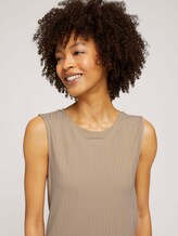 strukturiertes Top - Frauen - cream toffee strukturiertes Top - Frauen - cream toffee - 9 - Mine to five