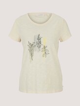 T-Shirt mit Bio-Baumwolle - Frauen - soft creme beige T-Shirt mit Bio-Baumwolle - Frauen - soft creme beige - 7 - TOM TAILOR Denim