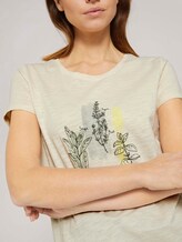 T-Shirt mit Bio-Baumwolle - Frauen - soft creme beige T-Shirt mit Bio-Baumwolle - Frauen - soft creme beige - 9 - TOM TAILOR Denim