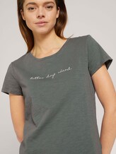T-Shirt mit Bio-Baumwolle - Frauen - dusty pine green T-Shirt mit Bio-Baumwolle - Frauen - dusty pine green - 9 - TOM TAILOR Denim