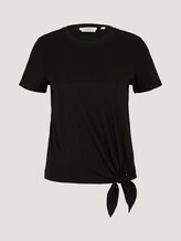 T-Shirt mit Bio-Baumwolle - Frauen - deep black T-Shirt mit Bio-Baumwolle - Frauen - deep black - 7 - TOM TAILOR Denim