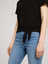 T-Shirt mit Bio-Baumwolle - Frauen - deep black T-Shirt mit Bio-Baumwolle - Frauen - deep black - 9 - TOM TAILOR Denim