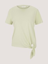 T-Shirt mit Bio-Baumwolle - Frauen - light dusty green T-Shirt mit Bio-Baumwolle - Frauen - light dusty green - 7 - TOM TAILOR Denim
