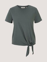 T-Shirt mit Bio-Baumwolle - Frauen - dusty pine green T-Shirt mit Bio-Baumwolle - Frauen - dusty pine green - 7 - TOM TAILOR Denim