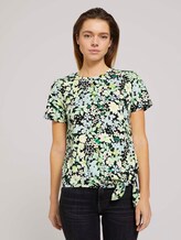 T-Shirt mit Bio-Baumwolle - Frauen - flower print T-Shirt mit Bio-Baumwolle - Frauen - flower print - 1 - TOM TAILOR Denim