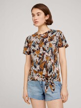 T-Shirt mit Bio-Baumwolle - Frauen - abstract monkey print T-Shirt mit Bio-Baumwolle - Frauen - abstract monkey print - 1 - TOM TAILOR Denim