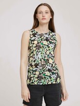 gemustertes Top - Frauen - flower print gemustertes Top - Frauen - flower print - 1 - TOM TAILOR Denim