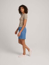 strukturiertes T-Shirt - Frauen - dune beige strukturiertes T-Shirt - Frauen - dune beige - 3 - TOM TAILOR Denim