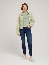 strukturiertes T-Shirt - Frauen - light dusty green strukturiertes T-Shirt - Frauen - light dusty green - 3 - TOM TAILOR Denim