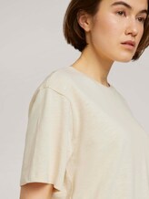 Cropped Basic T-Shirt - Frauen - soft creme beige Cropped Basic T-Shirt - Frauen - soft creme beige - 9 - TOM TAILOR Denim