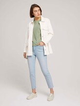 Cropped Basic T-Shirt - Frauen - light dusty green Cropped Basic T-Shirt - Frauen - light dusty green - 3 - TOM TAILOR Denim