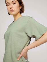 Cropped Basic T-Shirt - Frauen - light dusty green Cropped Basic T-Shirt - Frauen - light dusty green - 9 - TOM TAILOR Denim