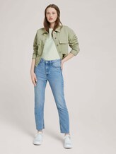 T-Shirt mit Rückenausschnitt - Frauen - light dusty green T-Shirt mit Rückenausschnitt - Frauen - light dusty green - 3 - TOM TAILOR Denim