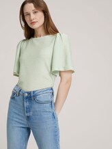 T-Shirt mit Rückenausschnitt - Frauen - light dusty green T-Shirt mit Rückenausschnitt - Frauen - light dusty green - 5 - TOM TAILOR Denim