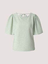 T-Shirt mit Rückenausschnitt - Frauen - light dusty green T-Shirt mit Rückenausschnitt - Frauen - light dusty green - 7 - TOM TAILOR Denim