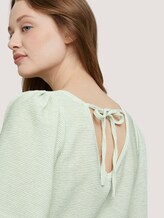 T-Shirt mit Rückenausschnitt - Frauen - light dusty green T-Shirt mit Rückenausschnitt - Frauen - light dusty green - 9 - TOM TAILOR Denim