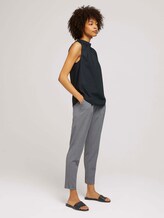 Top mit gerafftem Stehkragen - Frauen - deep black Top mit gerafftem Stehkragen - Frauen - deep black - 3 - Mine to five