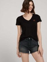 T-Shirt mit Bio-Baumwolle - Frauen - deep black T-Shirt mit Bio-Baumwolle - Frauen - deep black - 5 - TOM TAILOR Denim