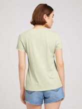 Print T-Shirt mit Bio-Baumwolle - Frauen - light dusty green Print T-Shirt mit Bio-Baumwolle - Frauen - light dusty green - 2 - TOM TAILOR Denim