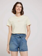 Print T-Shirt mit Bio-Baumwolle - Frauen - soft creme beige Print T-Shirt mit Bio-Baumwolle - Frauen - soft creme beige - 1 - TOM TAILOR Denim