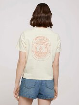 Print T-Shirt mit Bio-Baumwolle - Frauen - soft creme beige Print T-Shirt mit Bio-Baumwolle - Frauen - soft creme beige - 2 - TOM TAILOR Denim