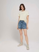 Print T-Shirt mit Bio-Baumwolle - Frauen - soft creme beige Print T-Shirt mit Bio-Baumwolle - Frauen - soft creme beige - 3 - TOM TAILOR Denim