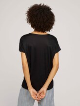 T-Shirt mit V-Ausschnitt - Frauen - deep black T-Shirt mit V-Ausschnitt - Frauen - deep black - 2 - Mine to five