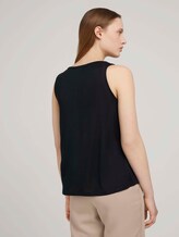Fließendes Top mit Knopfleiste - Frauen - deep black Fließendes Top mit Knopfleiste - Frauen - deep black - 2 - TOM TAILOR Denim