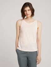 Loose Fit Top mit Leinen - Frauen - soft creme beige Loose Fit Top mit Leinen - Frauen - soft creme beige - 1 - TOM TAILOR Denim