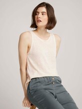 Loose Fit Top mit Leinen - Frauen - soft creme beige Loose Fit Top mit Leinen - Frauen - soft creme beige - 5 - TOM TAILOR Denim