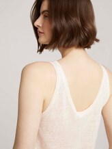 Loose Fit Top mit Leinen - Frauen - soft creme beige Loose Fit Top mit Leinen - Frauen - soft creme beige - 9 - TOM TAILOR Denim