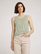 Loose Fit Top mit Leinen - Frauen - light dusty green Loose Fit Top mit Leinen - Frauen - light dusty green - 5 - TOM TAILOR Denim