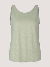 Loose Fit Top mit Leinen - Frauen - light dusty green Loose Fit Top mit Leinen - Frauen - light dusty green - 7 - TOM TAILOR Denim