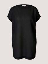 Langes T-Shirt mit Schlitzen - Frauen - deep black Langes T-Shirt mit Schlitzen - Frauen - deep black - 7 - TOM TAILOR Denim