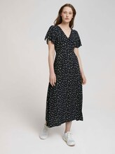 gemustertes Midikleid - Frauen - black minimal flower print gemustertes Midikleid - Frauen - black minimal flower print - 3 - TOM TAILOR Denim