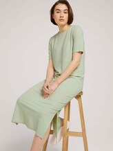 Midikleid mit Rippstruktur - Frauen - light dusty green Midikleid mit Rippstruktur - Frauen - light dusty green - 5 - TOM TAILOR Denim