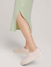 Midikleid mit Rippstruktur - Frauen - light dusty green Midikleid mit Rippstruktur - Frauen - light dusty green - 9 - TOM TAILOR Denim