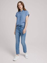 Jeansbluse mit TENCEL™ - Frauen - Used Light Stone Blue Denim Jeansbluse mit TENCEL™ - Frauen - Used Light Stone Blue Denim - 3 - TOM TAILOR Denim