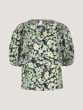 Ballonärmel Bluse mit Bio-Baumwolle - Frauen - flower print Ballonärmel Bluse mit Bio-Baumwolle - Frauen - flower print - 7 - TOM TAILOR Denim