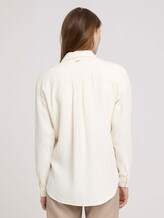 Strukturiertes Überhemd - Frauen - soft creme beige Strukturiertes Überhemd - Frauen - soft creme beige - 2 - TOM TAILOR Denim
