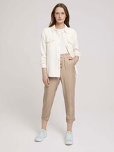 Strukturiertes Überhemd - Frauen - soft creme beige Strukturiertes Überhemd - Frauen - soft creme beige - 3 - TOM TAILOR Denim