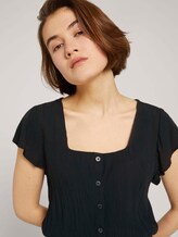 Jumpsuit mit Bindegürtel - Frauen - deep black Jumpsuit mit Bindegürtel - Frauen - deep black - 9 - TOM TAILOR Denim