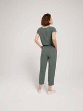 Jumpsuit mit Bindegürtel - Frauen - dusty pine green Jumpsuit mit Bindegürtel - Frauen - dusty pine green - 2 - TOM TAILOR Denim