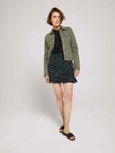 Minirock mit Volants - Frauen - black minimal flower print Minirock mit Volants - Frauen - black minimal flower print - 3 - TOM TAILOR Denim