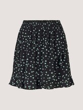 Minirock mit Volants - Frauen - black minimal flower print Minirock mit Volants - Frauen - black minimal flower print - 7 - TOM TAILOR Denim
