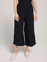 Fließende Culotte Hose - Frauen - deep black Fließende Culotte Hose - Frauen - deep black - 1 - TOM TAILOR Denim
