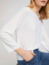 Pullover mit U-Boot-Ausschnitt - Frauen - Whisper White Pullover mit U-Boot-Ausschnitt - Frauen - Whisper White - 9 - TOM TAILOR